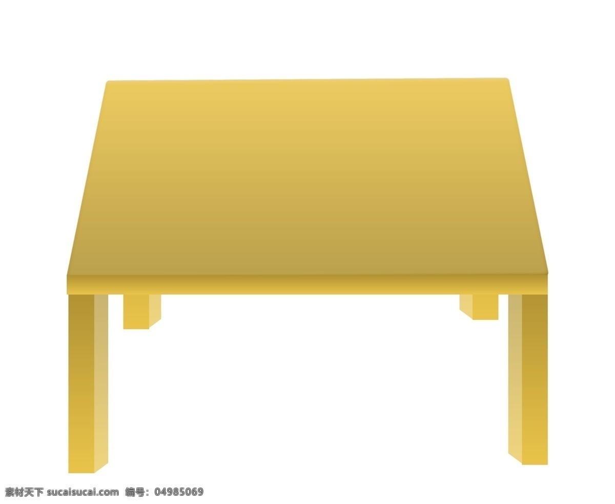 黄色 正方形 桌子 木桌