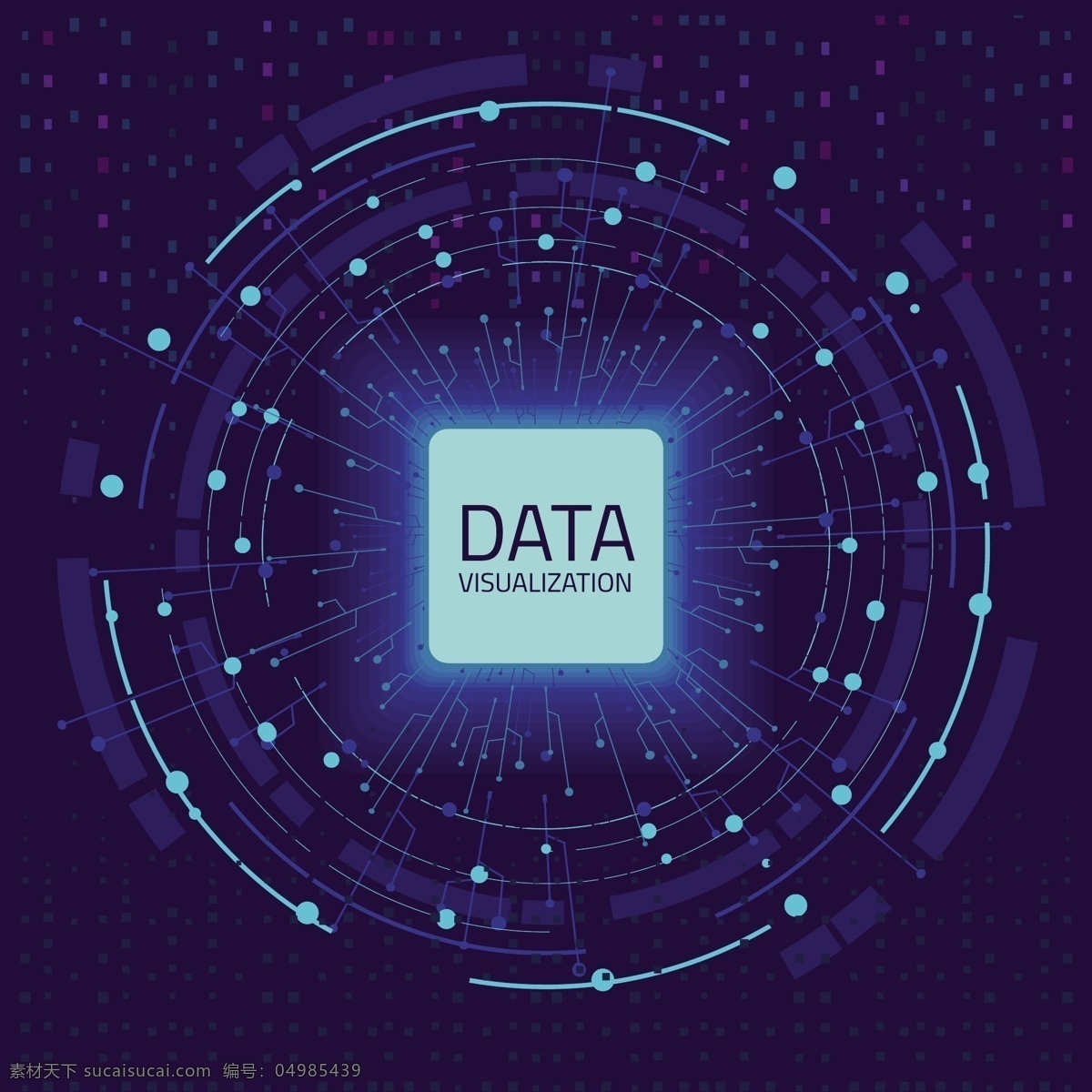 数据 图形 可视化 数据图形 数据可视化 点线面 高科技线条 蓝色背景 核心数据 圆形 科技感 背景 底纹 边框 花纹 现代科技 科学研究
