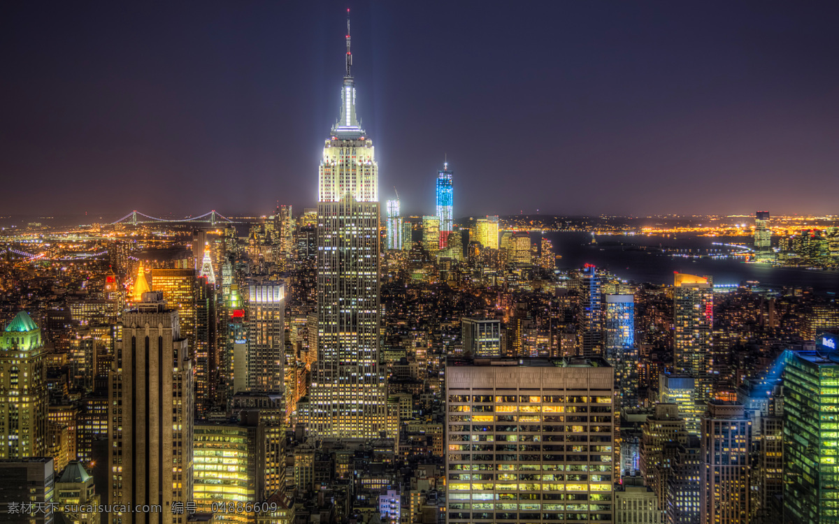 曼哈顿夜景 都市 大都市 城市 夜景 灯火 成熟夜色 午夜 追踪 自然景观 自然风景
