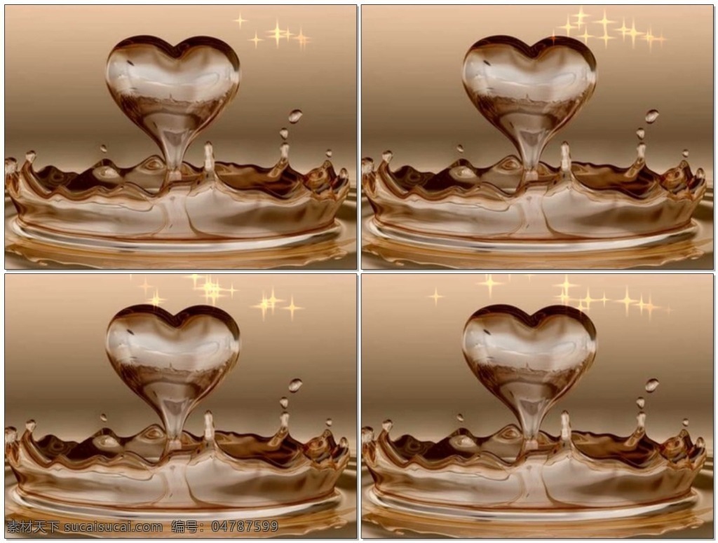 爱心 水滴 视频 透明 形状 高清视频素材 视频素材 动态视频素材