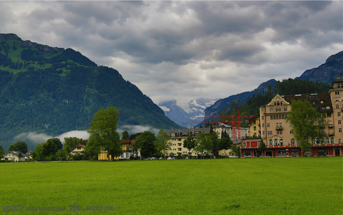唯美 风景 风光 旅行 自然 瑞士 欧洲 因特拉肯小镇 欧洲小镇 旅游摄影 国外旅游