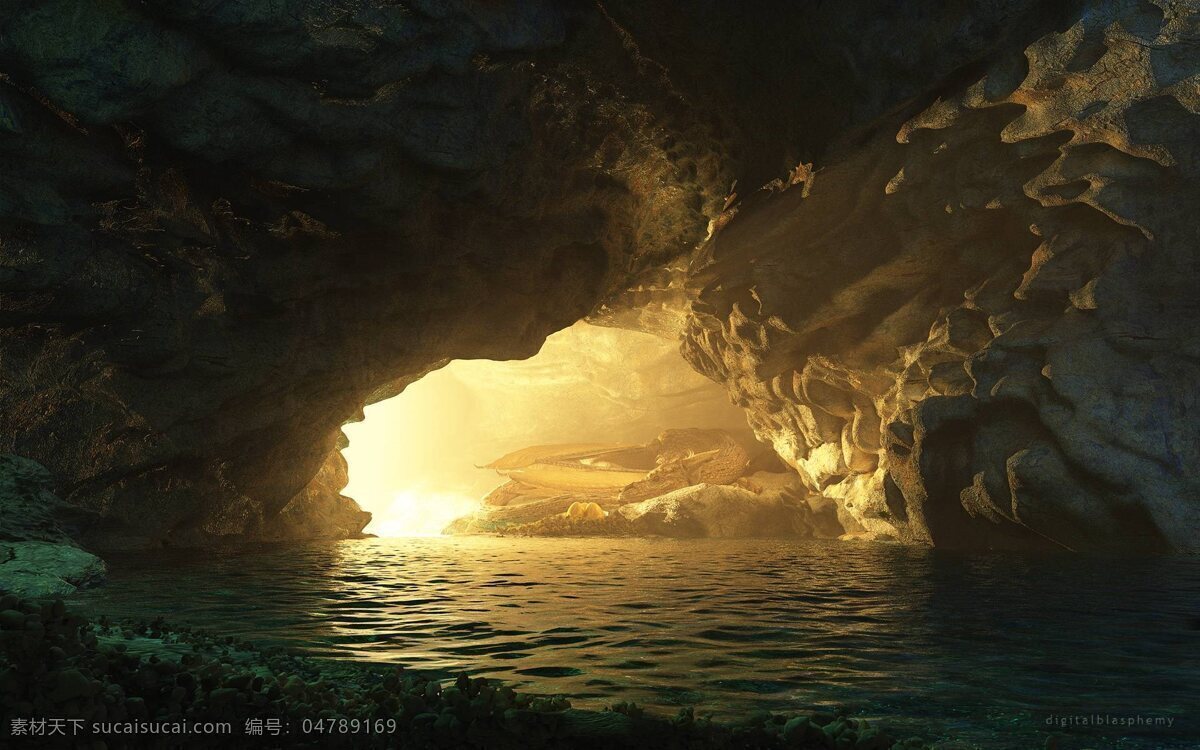 神秘洞穴 洞穴 风景 奇观 石头 自然景观 自然风景