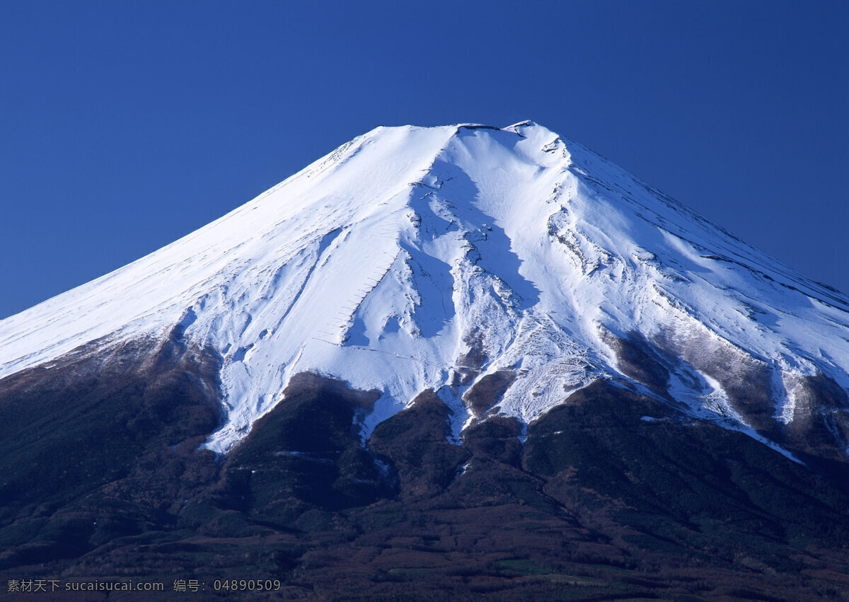 富士山 日本 雪山 旅游 国外旅游 37樱花 自然景观 自然风景 蓝色