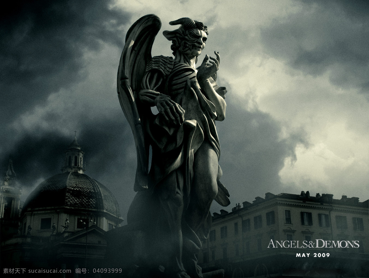 天使与恶魔 雕塑 恶魔 天使 基督教 天主教 上帝 天堂 宗教 地狱 撒旦 雕像 石像 二次元图库 文化艺术 宗教信仰