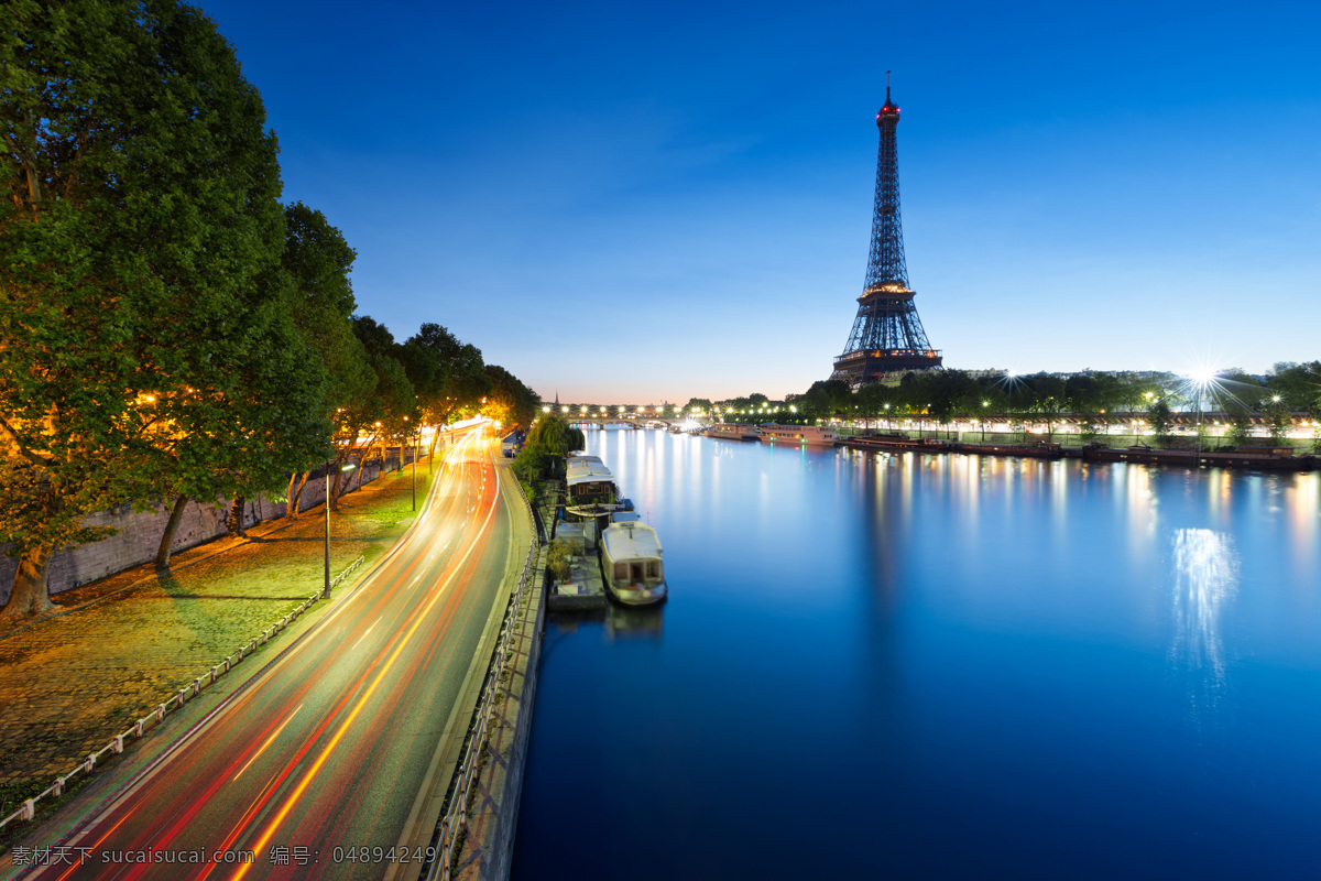美丽 巴黎埃菲尔铁塔 埃菲尔铁塔 法国旅游景点 城市夜景 巴黎风景 美丽风景 风景摄影 风景图片