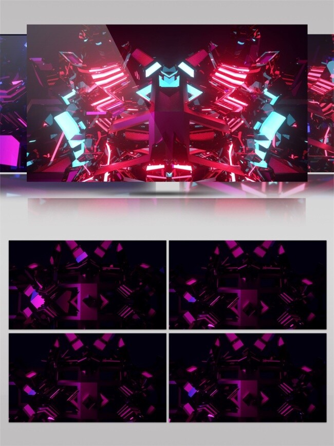 激光 画面 视频 光闪闪 3d视频素材 特效视频素材 红色光激光 光柱闪烁 粉紫光华