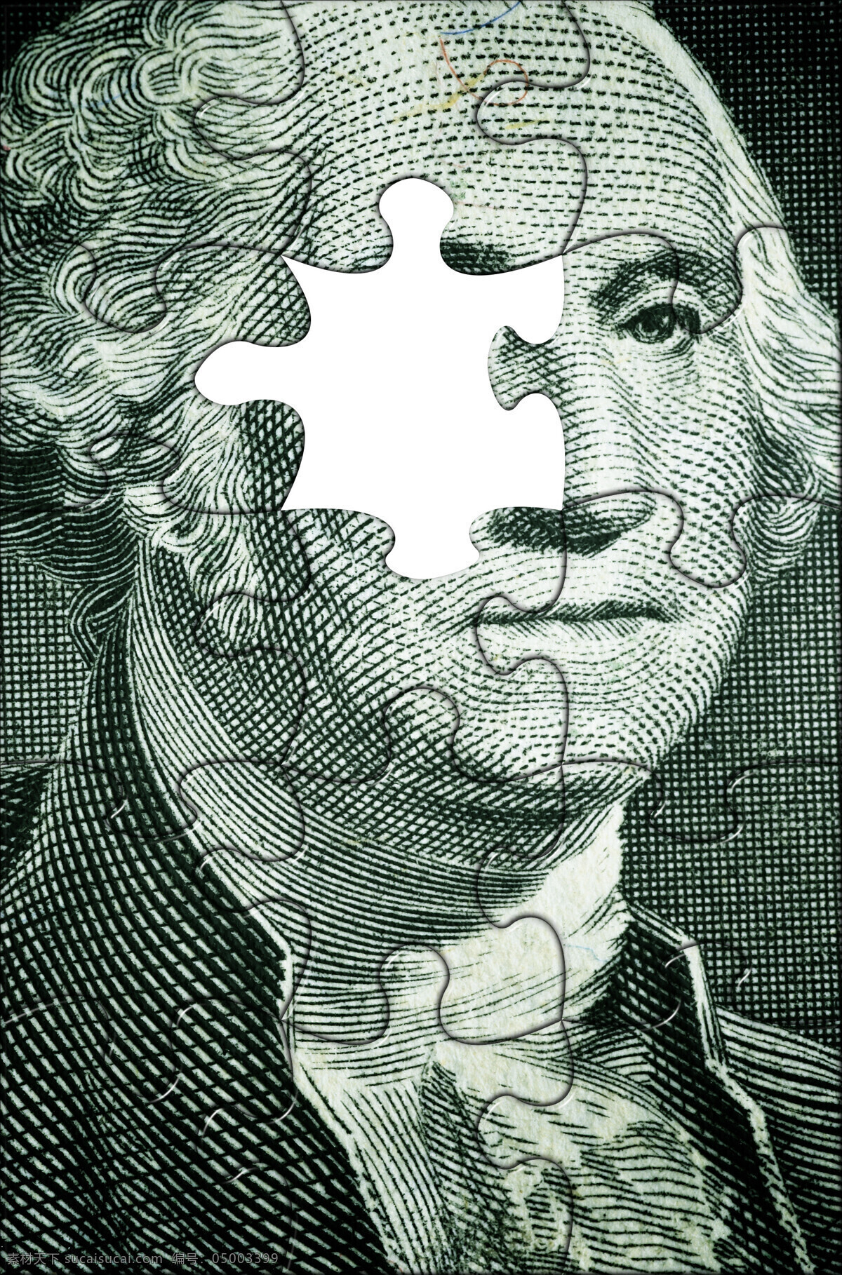 美元 拼图 创意 金融货币 钞票 纸钞 金钱 特写 创意图片 摄影图 高清图片 商务金融