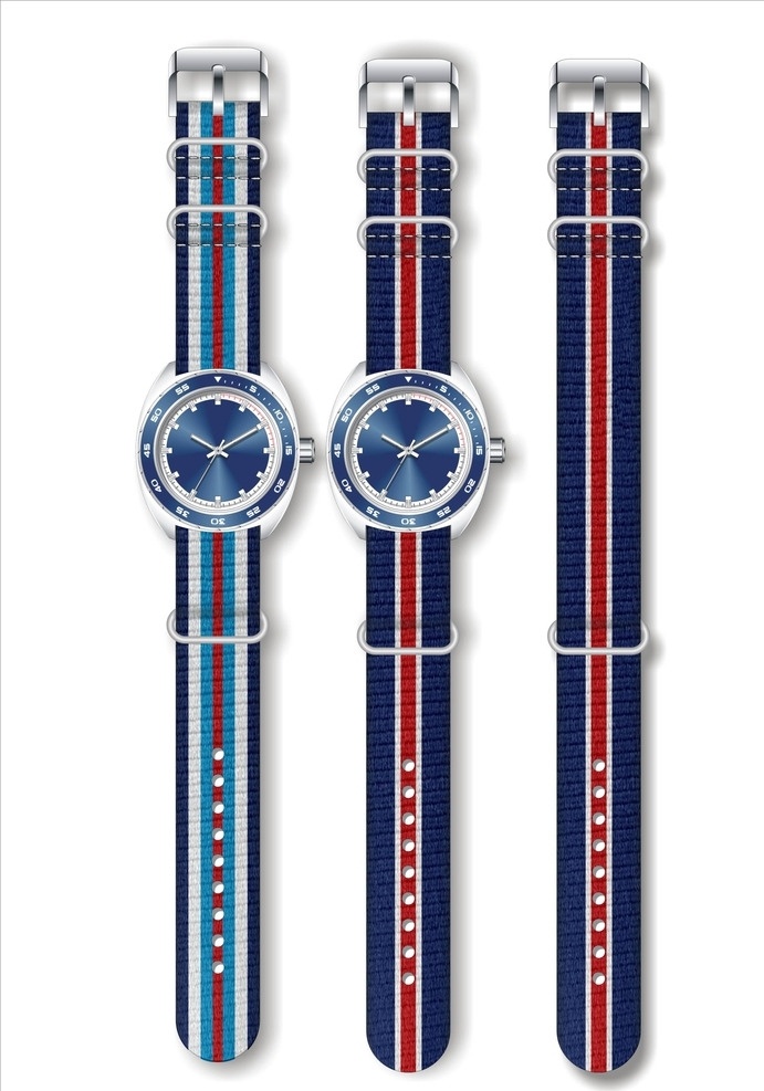 尼龙带 手表矢量 2015 新款 手表 男士手表 休闲手表