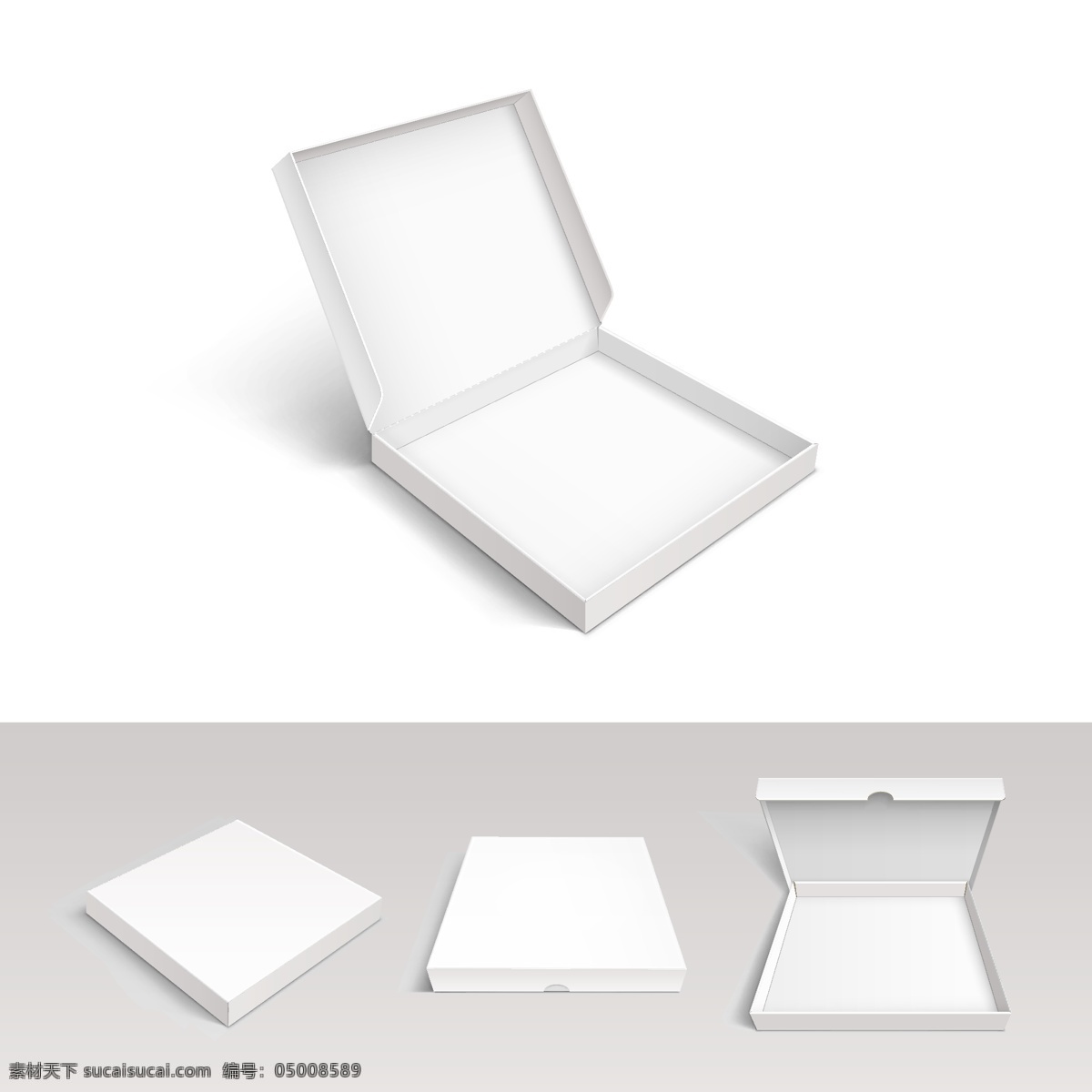 白色 翻盖 盒子 卡通 矢量 矢量素材 设计素材 背景素材