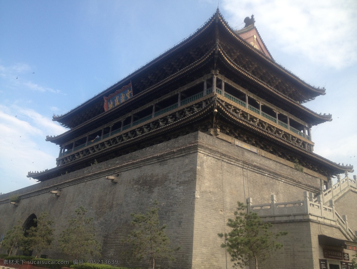 西安景观 西安 古建筑 雄伟 城楼 国内旅游 旅游摄影