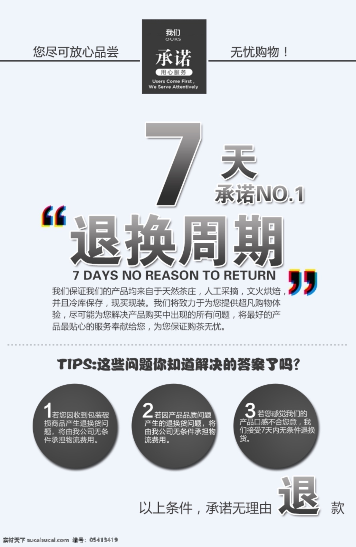 七 天 无 理由 退换货 购物流程 七天无理由 收藏本店 购物须知 买家自助购物 7天 无理由退换货 天猫 淘宝详情页 淘宝界面设计 淘宝装修模板 详情页