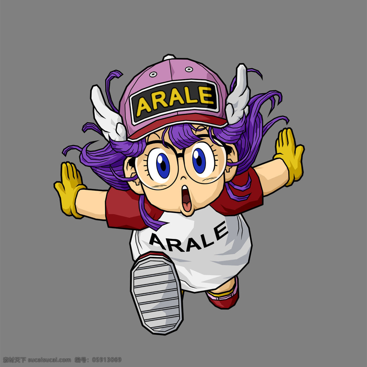 阿拉蕾 飞翔 小女孩 卡通 动漫人物 动漫动画