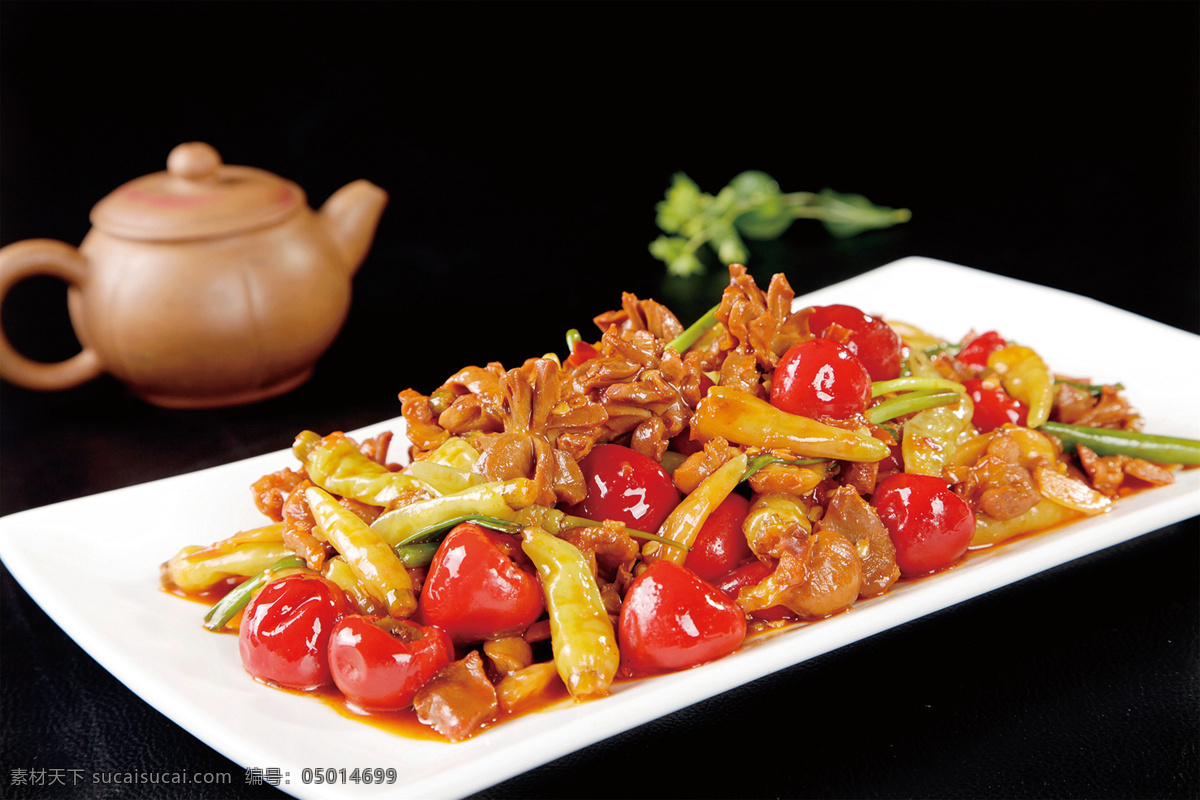 双椒鸡胗 美食 传统美食 餐饮美食 高清菜谱用图