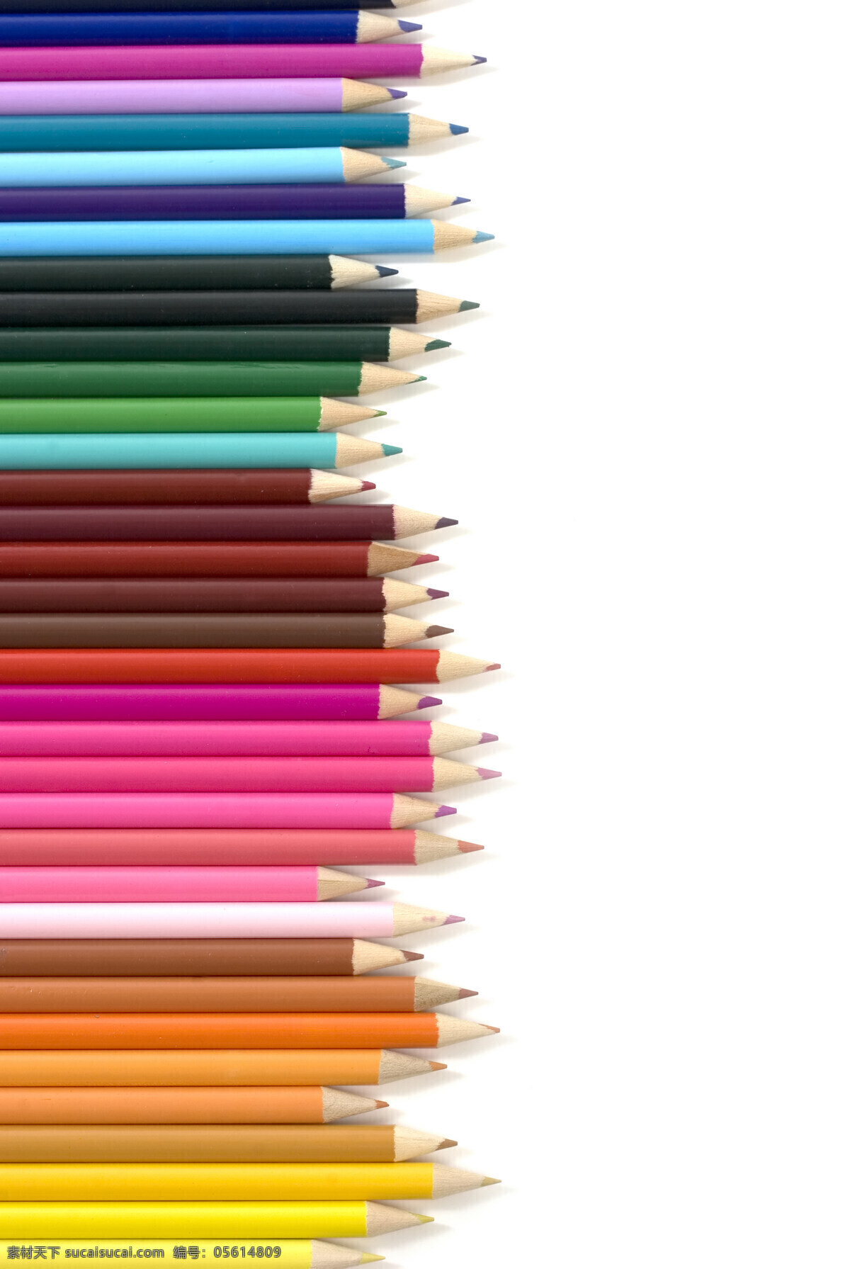 彩色铅笔 漂亮铅笔 铅笔 文具 五彩铅笔