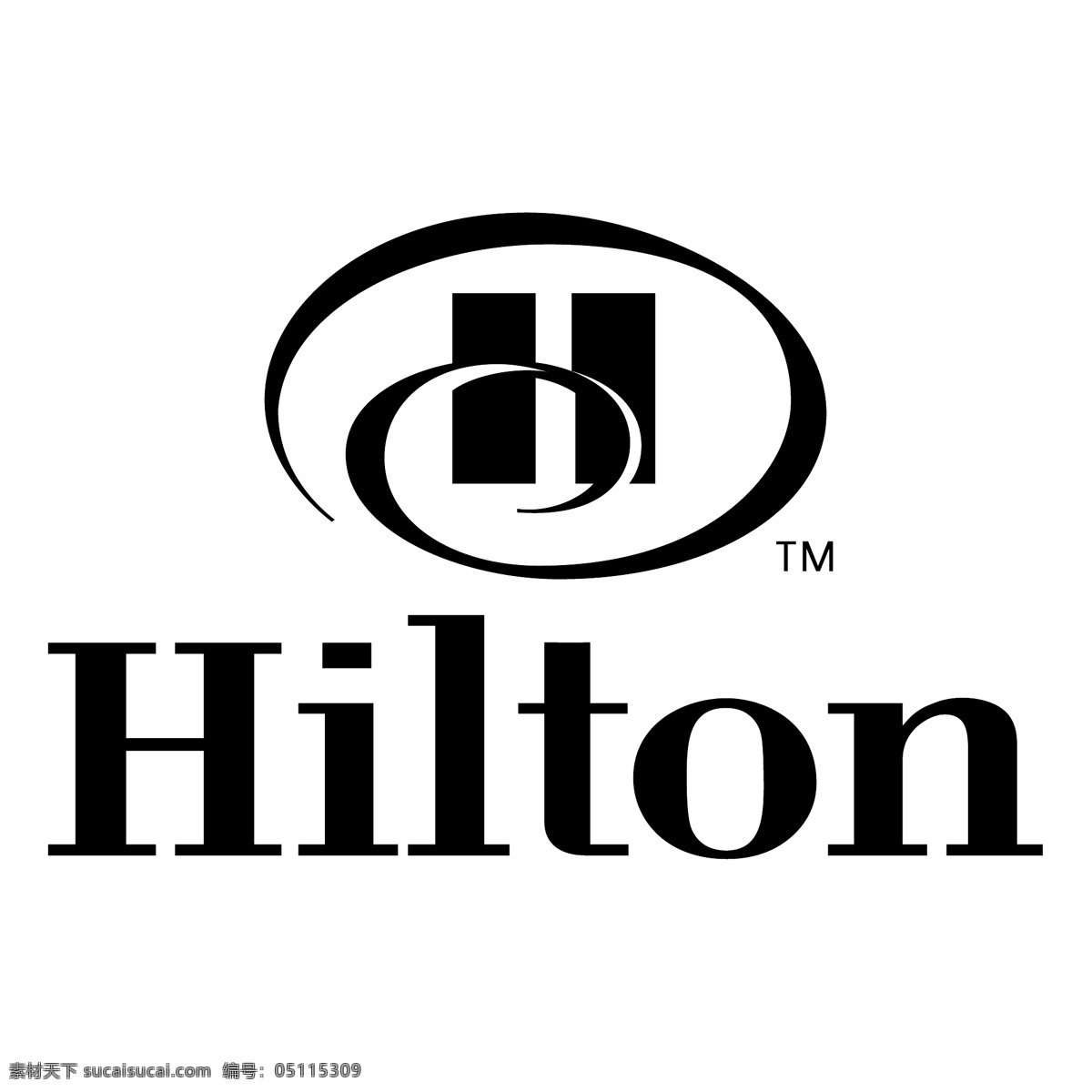 hilton 希尔顿酒店 标志 矢量图 其他矢量图