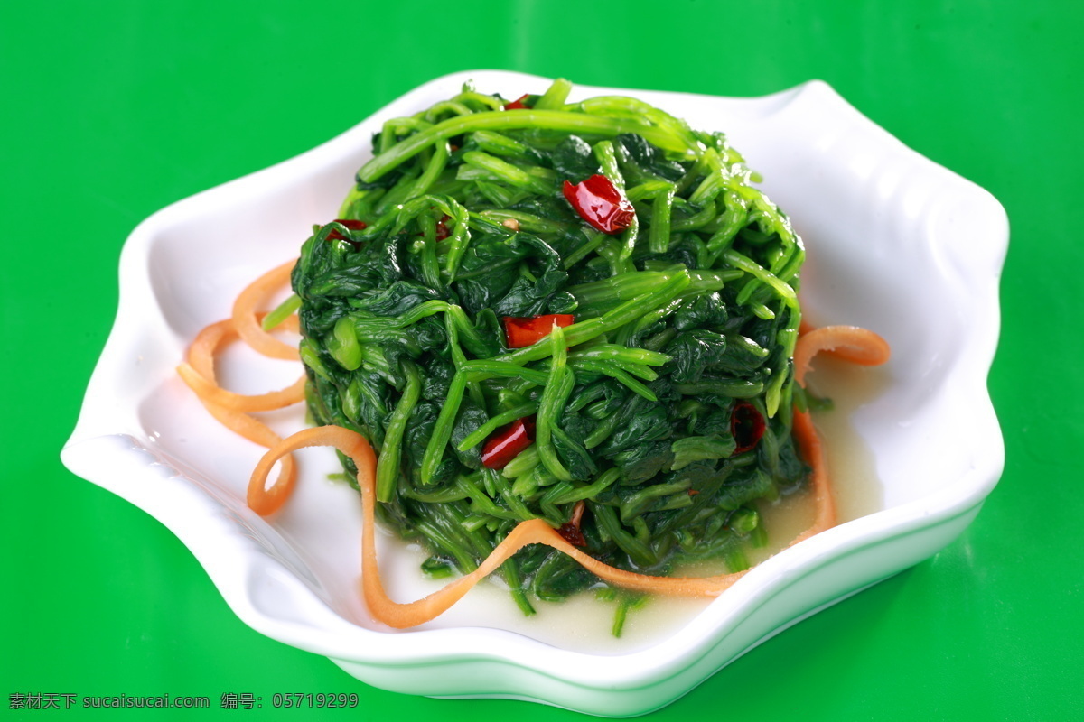 辣炝菠菜 餐饮美食 菜品摄影 传统美食 菜肴 菜品 食全食美