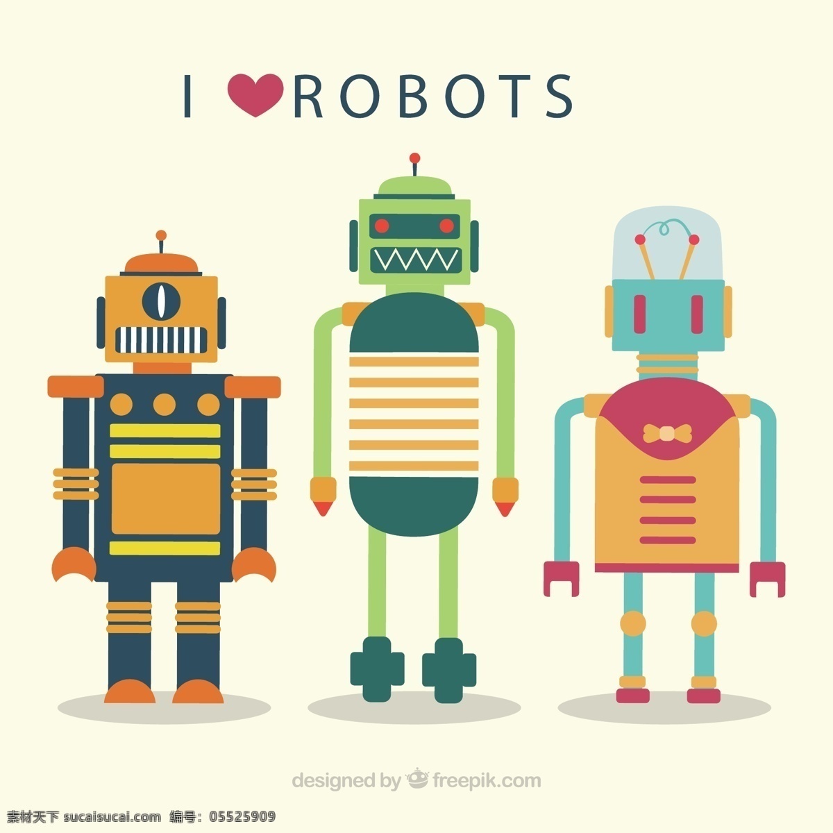 我喜欢机器人 复古 爱物 机器人 玩具 机械 机器侠 图标 高清 源文件