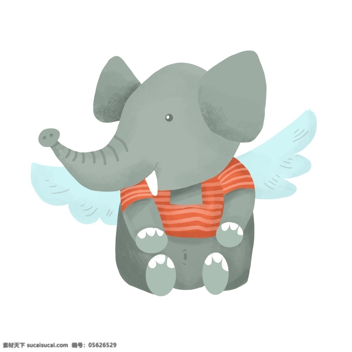 六一小象 儿童 卡通 简洁 优雅 节日 小象