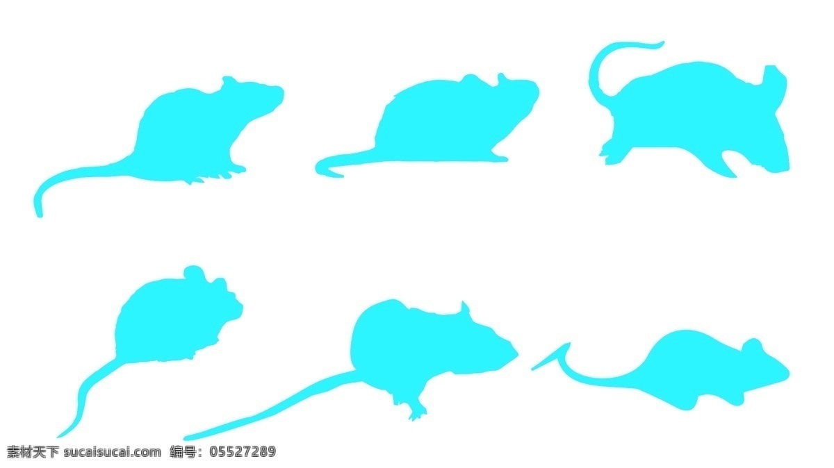 老鼠素材 老鼠 鼠年 鼠 卡通 动物 矢量图 多种老鼠 不一样的老鼠 生物世界 野生动物