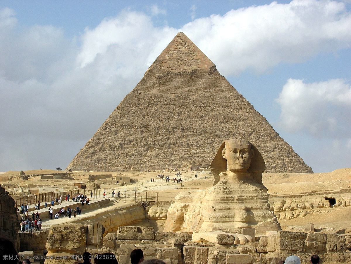 埃及 孟菲斯 金字塔 墓地 旅遊 景觀 景象 天空 雲彩 沙漠 沙山 沙雕 沙礫 墓園 旅游摄影 摄影图库