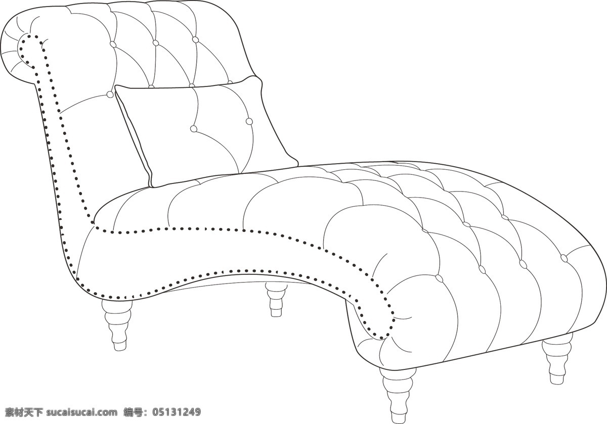 沙发 座椅 生活百科 生活用品 线条图 真皮沙发 矢量 模板下载 沙发座椅 矢量图 日常生活