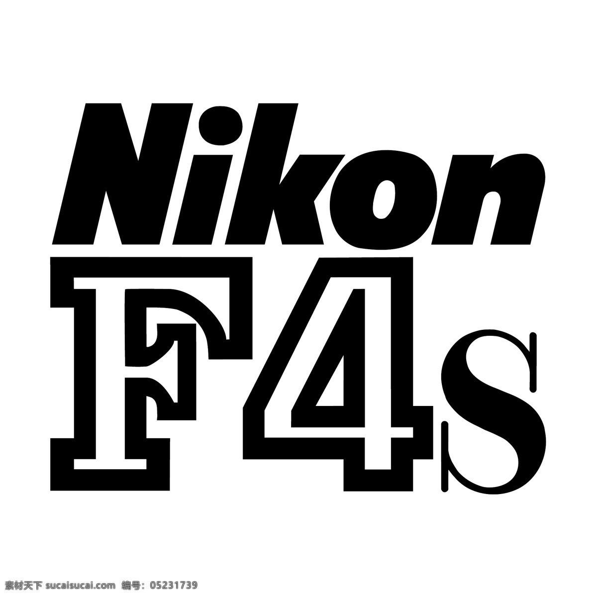 尼康 艺术设计 尼康f4 f4 矢量 自由 向量 向量尼康标志 标志 艺术 载体 eps文件 矢量图 建筑家居