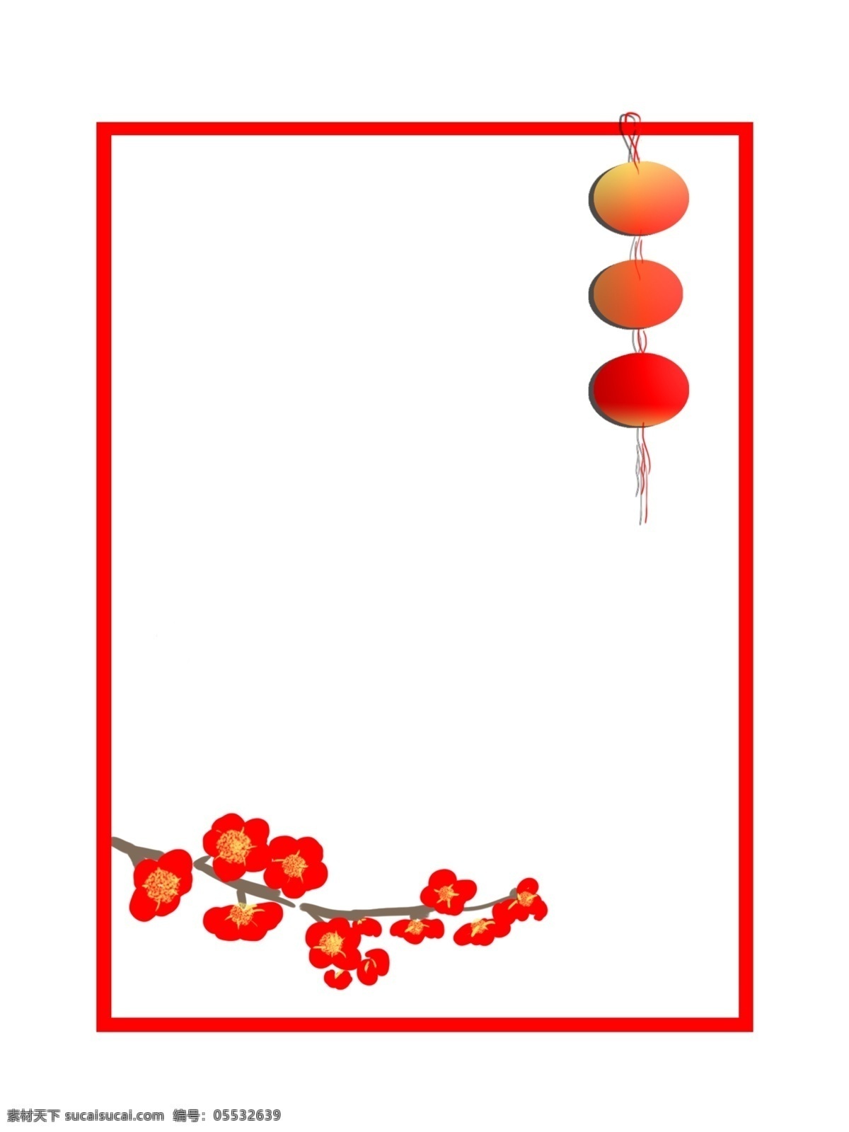 新年 边框 红色 灯笼 喜庆边框 新年边框 春节边框 边框设计 中国风 文本框 标题框 古典 底纹