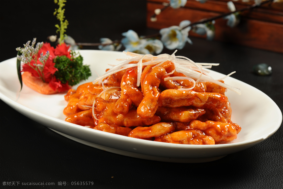 糖醋里脊 美食 传统美食 餐饮美食 高清菜谱用图