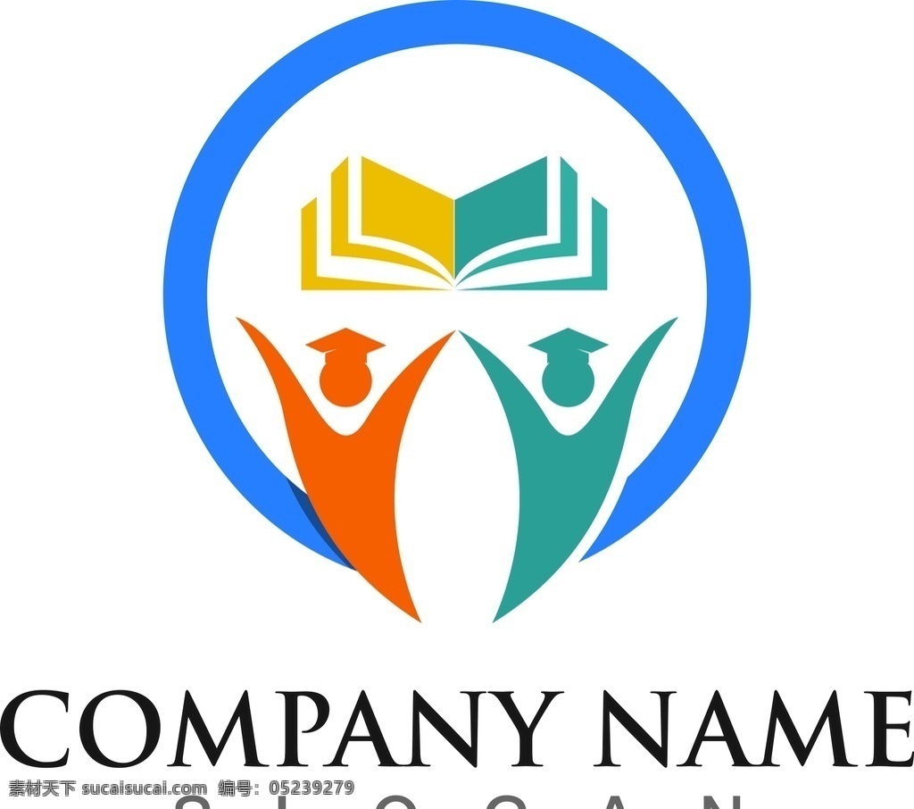 教育logo 标识标志 教育企业 培训机构 教育机构 logo logo设计