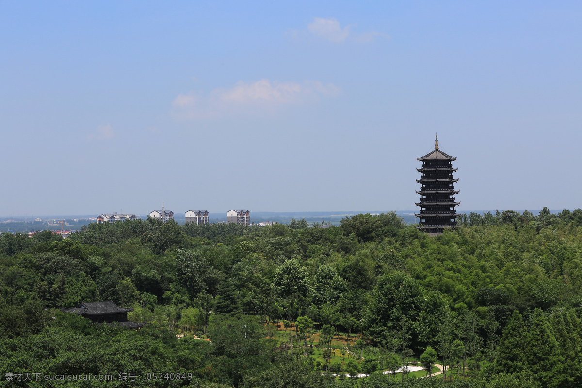 南屏山 滁州 风景 优美 蓝天 白云 自然景观 风景名胜