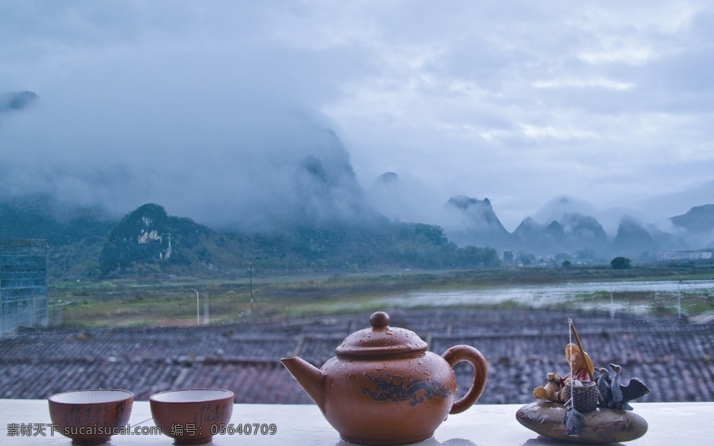 峰林茶壶 英西峰林 茶具 茶杯 云海 峰林 英德九龙 清远英德 九龙小镇 旅游摄影 国内旅游