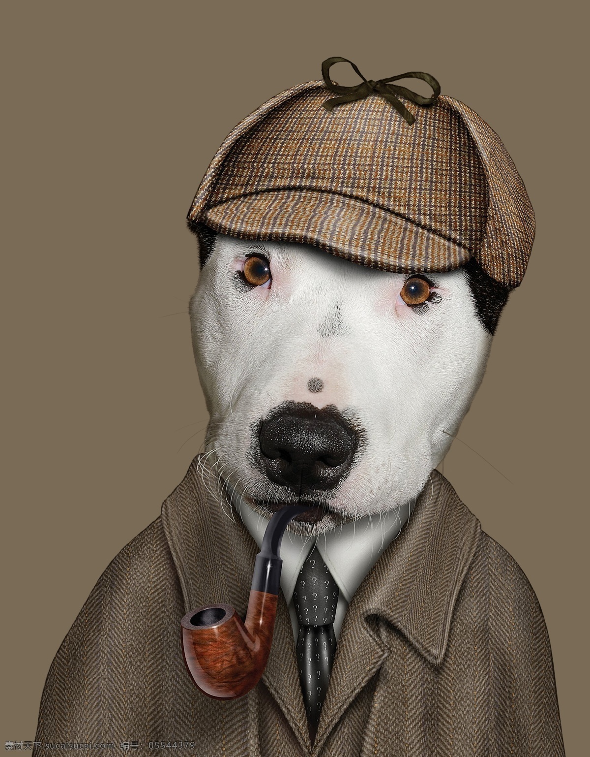 宠物 明星 脸 正式 高清 版 画稿 福尔摩斯 宠物明星脸 英国画家 装修 烟斗