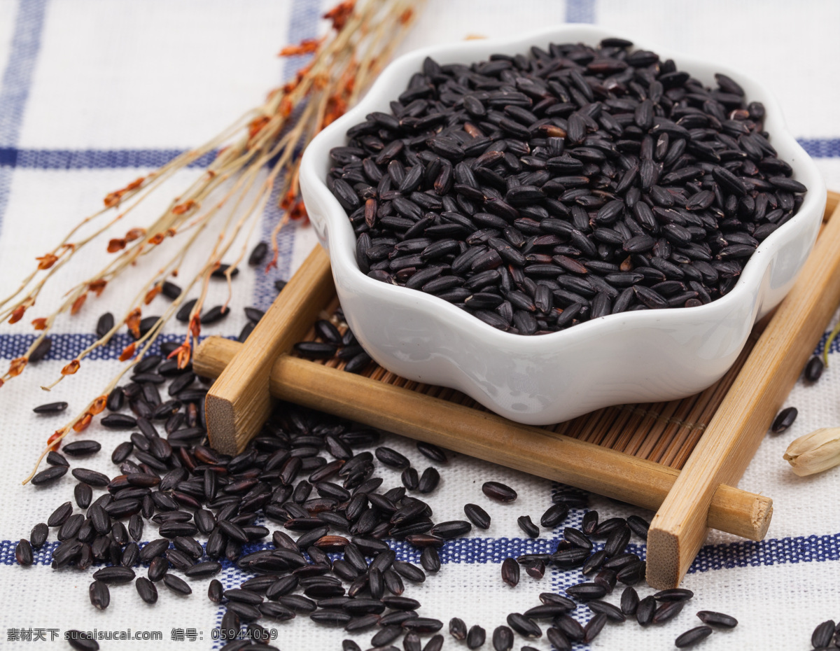 黑米 药米 长寿米 月米 补血米 黑稻加工产品 籼米 粳米 黑珍珠 世界米中之王 食物 食材 餐饮美食 食物原料