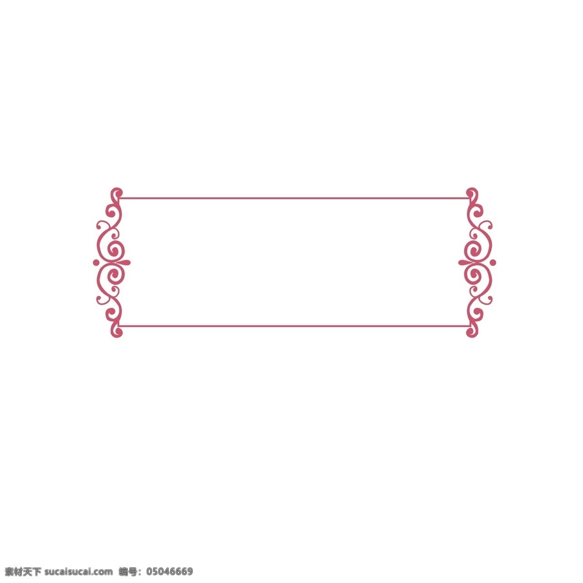 欧式 复古 红色 花纹 边框 欧式纹理 传统 装饰 上下直线 古典 简约 正方形 长方形 花纹边框