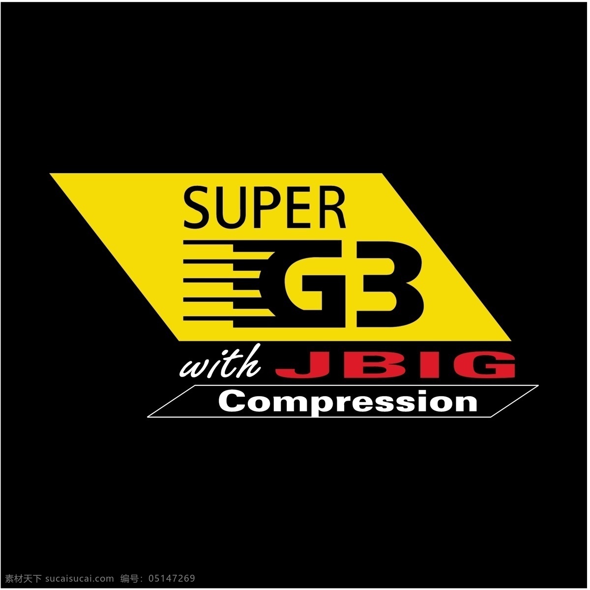 免费 超级 g3 jbig 压缩 标志 自由 黑色