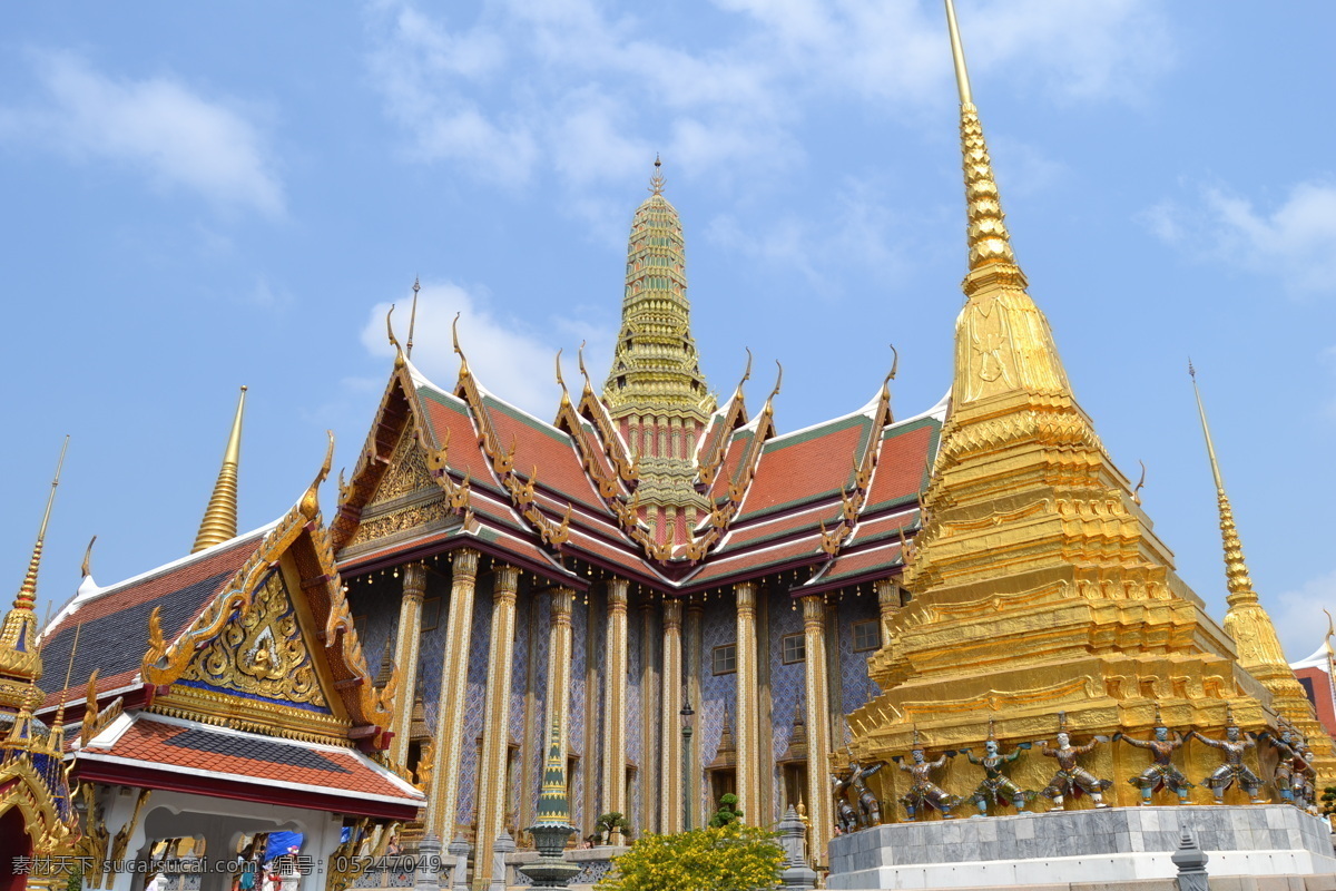 泰国风情 泰国 塔 金色 教堂 民俗 建筑 设计素材 旅游摄影 国外旅游