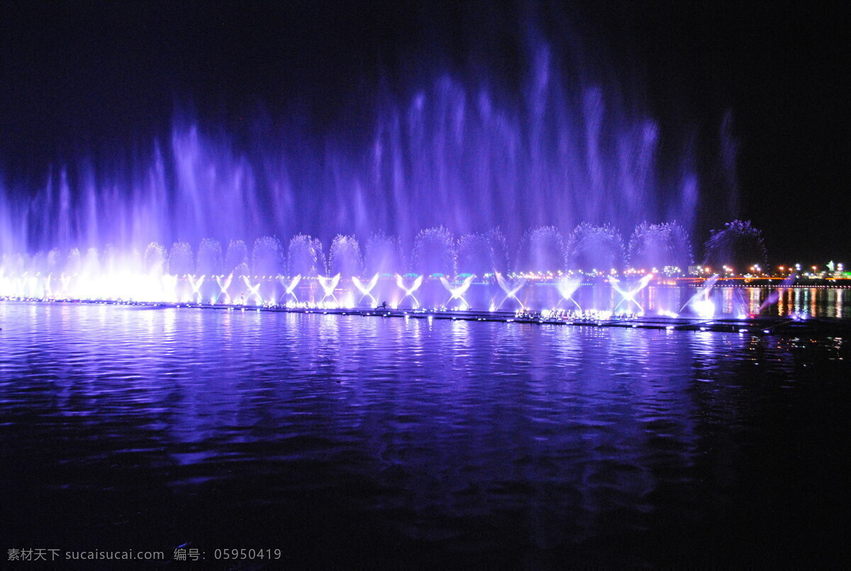 汉中喷泉 喷泉 汉中夜景 汉江夜景 汉中汉江河 汉江喷泉 旅游摄影 国内旅游