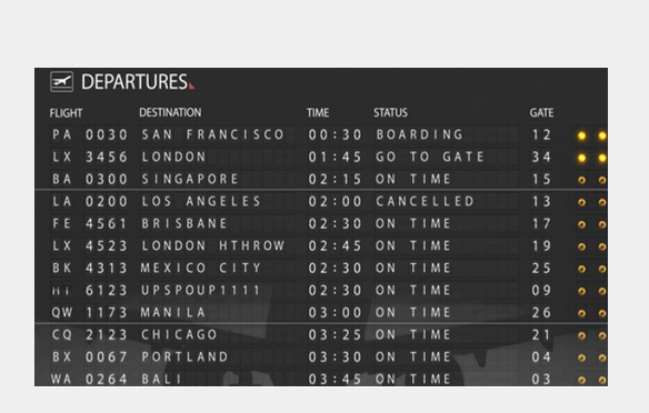 机场 航班 电子 显示屏 ae 模板 ae模板 ae素材 ae机场航班 其他ae模板