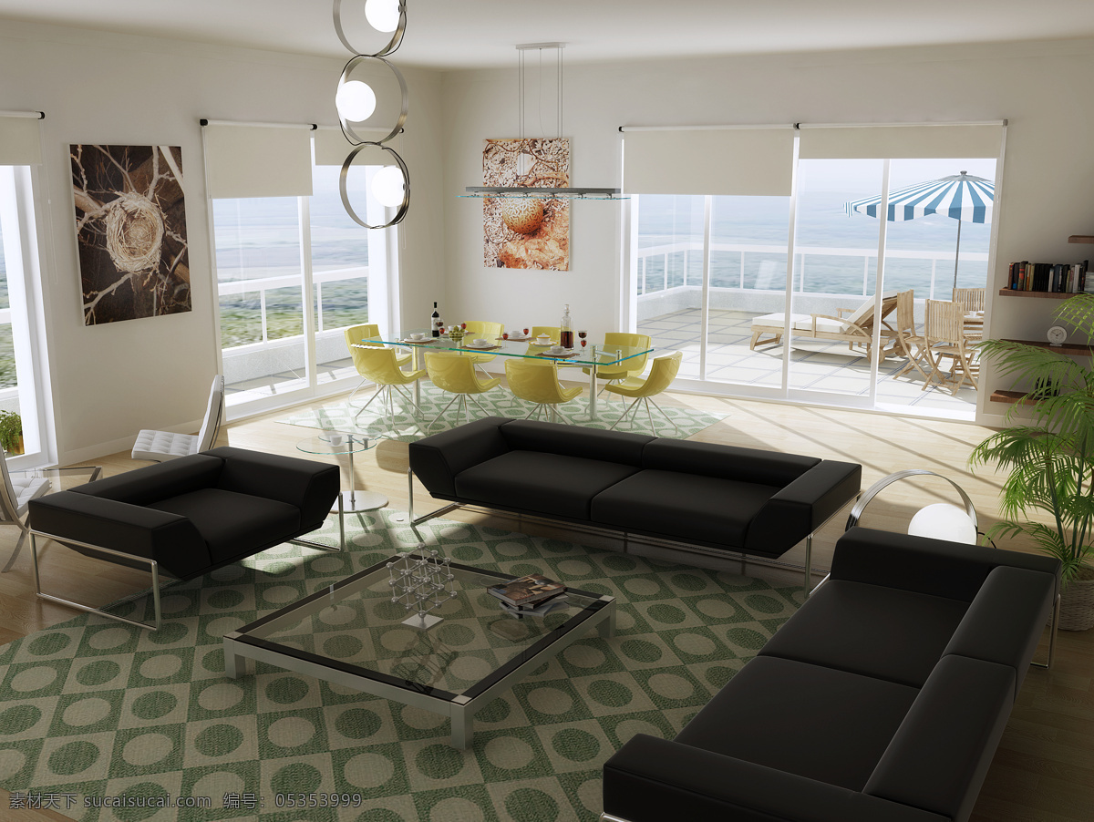 现代 客厅 窗帘 吊灯 环境设计 沙发 室内 室内设计 现代客厅 效果 家居装饰素材