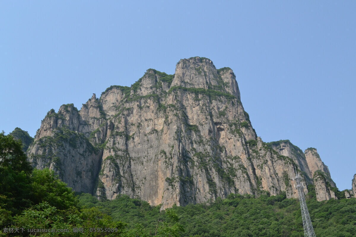 云台山 山 石头山 河南 摄影图片 摄影作品 自然风景 旅游摄影
