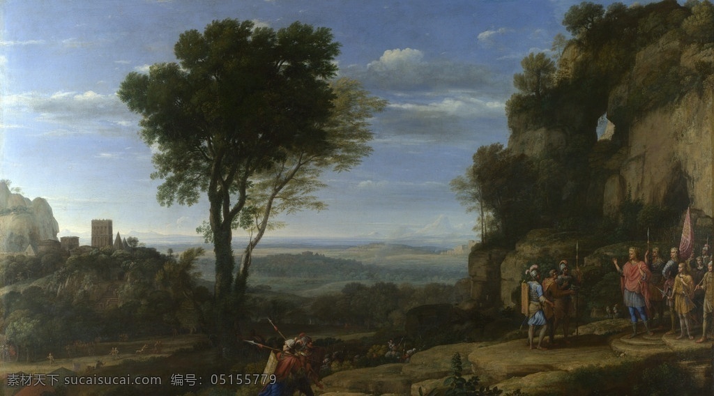 克劳德 大卫 在下 亚 杜兰 洞 欧洲油画 壁画 精品 装饰画 美术 精美油画 名画 名作 艺术品 欧式绘画 绘画书法 文化艺术