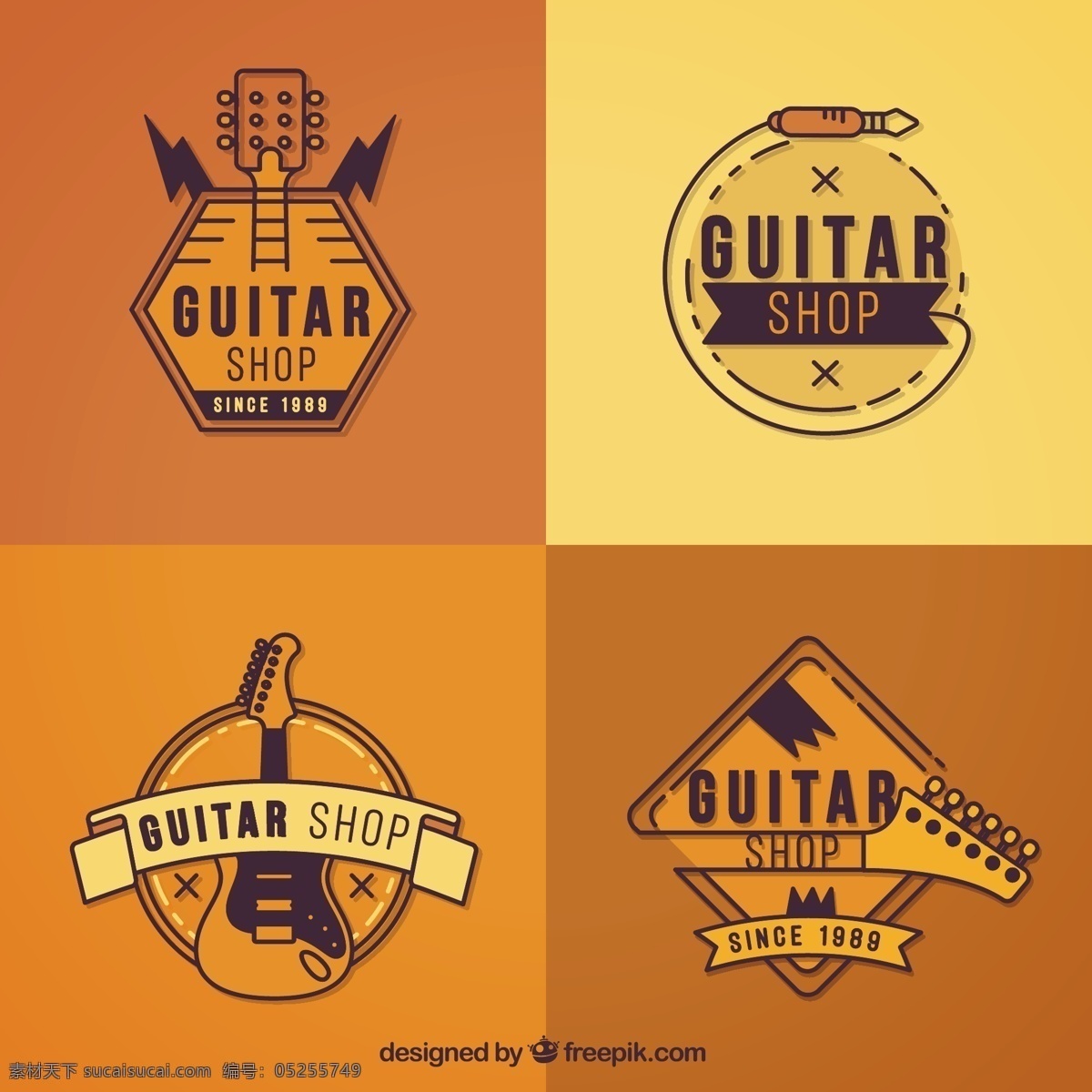 收集 橙色 色调 吉他 标志 商业 音乐 线 标签 颜色 商店 企业 摇滚 公司 企业标识 品牌 现代 音响 音乐会 播放