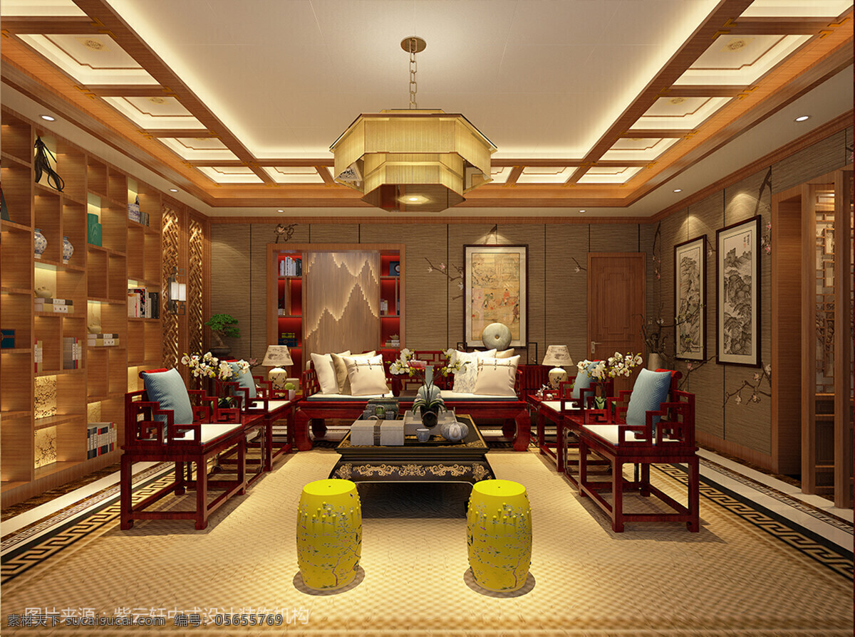中式 装修 会客厅 中式设计 中式装修 会客厅设计 古典中式设计 新中式设计