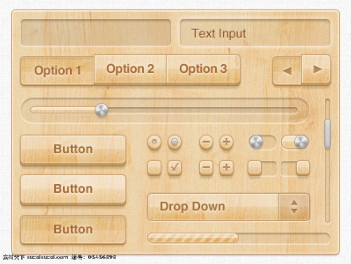 木质 纹理 网页 ui 界面 设计素材 网页按钮 按钮设计 木质按钮 网页进度条 进度条设计 进度条 网页滑块设计 网页滑块 滑块 网页滚动条 滚动条设计 滚动条 复选框 按钮