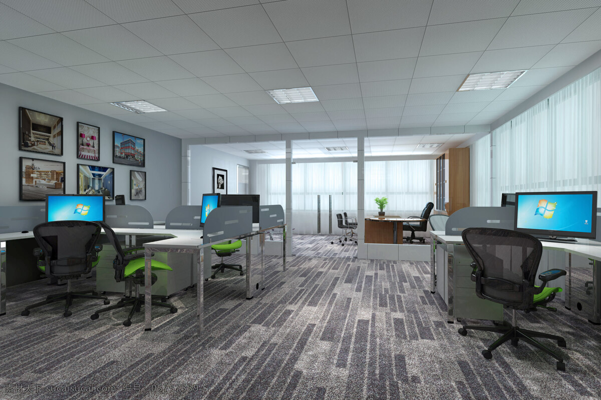 叠 石桥 办公室 3d设计 3d效果 3d作品 地板 电脑桌 室内设计 叠石桥办公室 效果图 家居装饰素材