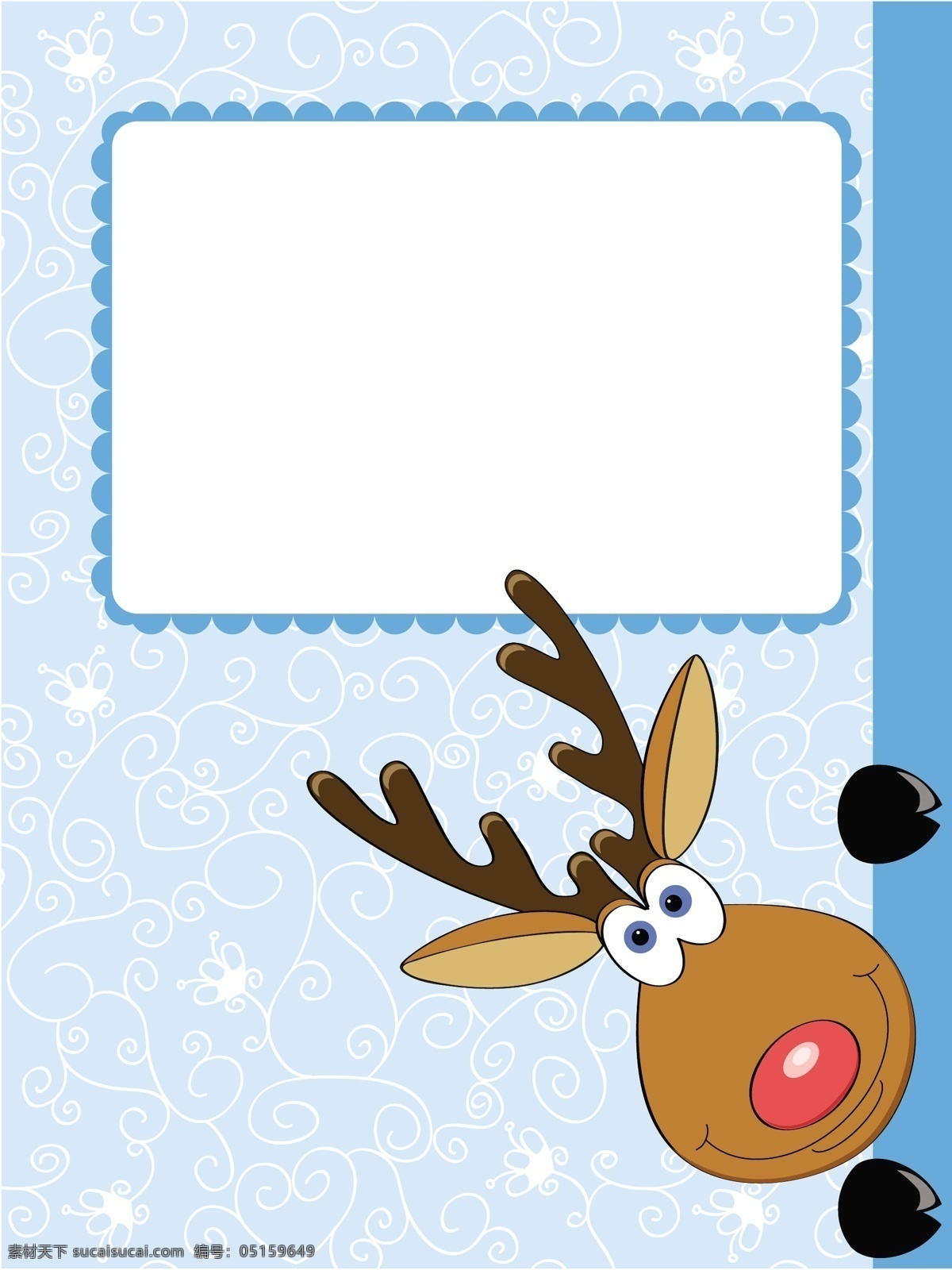 卡通 圣诞 鹿 矢量 冬天 可爱的 麋鹿 圣诞节 插画矢量素材 矢量图 矢量人物