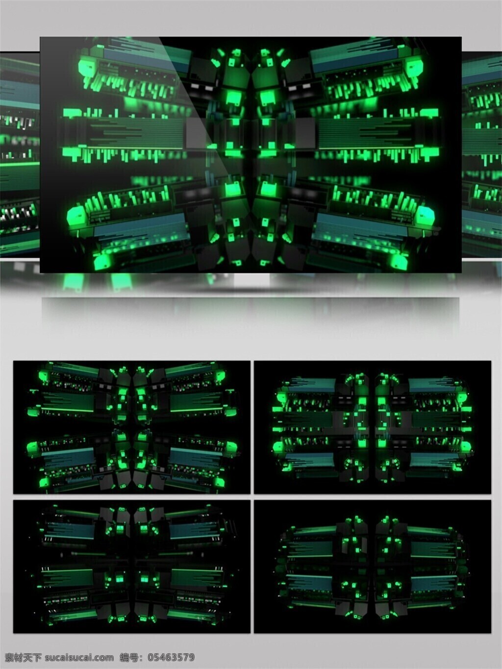 led 闪烁 灯光 激光 科技 绿色 唯美背景素材 舞台背景素材 对称 光束 视频