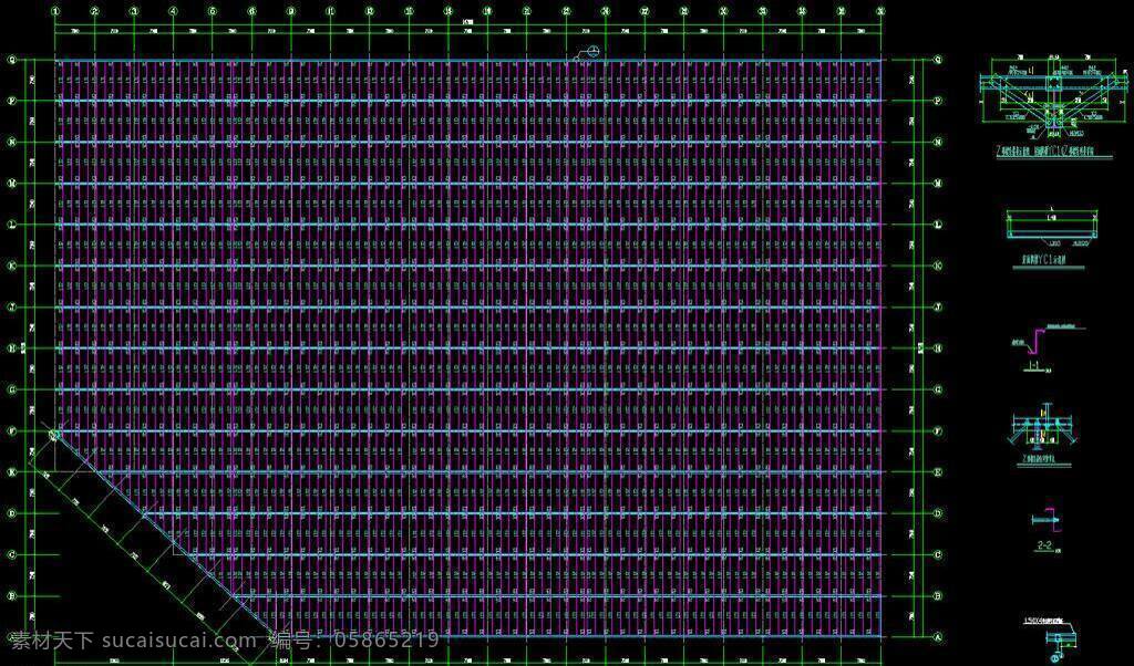 cad 钢构 钢结构 工程 桁架 环境设计 建筑 建筑设计 施工图 源文件 厂房 屋面 隅 撑 平面 布置 网架 节点 轻钢 数控机床 生产 图 dwg cad素材 室内图纸