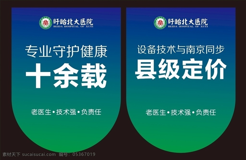 蓝色吊旗 绿色吊旗 弧形吊旗 高端吊旗 挂旗 旗子 开业吊旗 大气吊旗 医院吊旗 医疗品牌吊旗 医疗吊旗