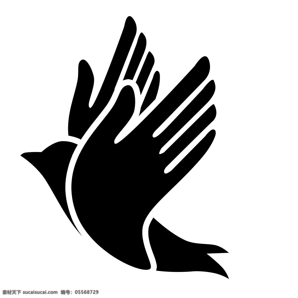 和平鸽 logo图片 鸽子 白鸽 logo 剪影 标志图标 企业 标志